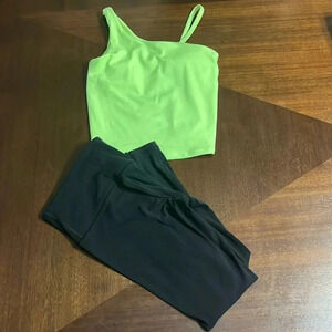 Athleta, girls legging and top